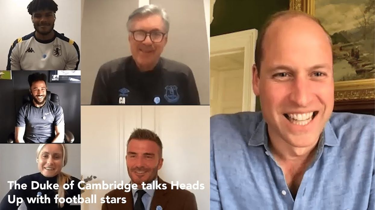 Prince William Joins David Beckham And Other Athletes For Mental Health Initiative
