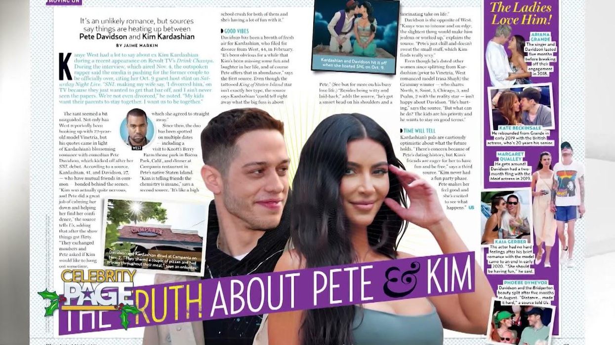 Kim Kardashian & Pete Davidson Continue to Heat Up!