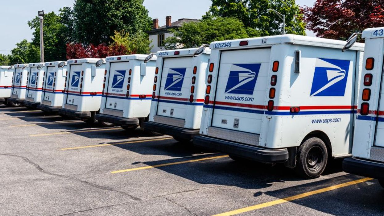 USPS trucks